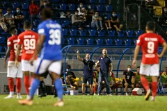 CLB TP.HCM thua 0-2 Quảng Ninh dù được đánh giá cao hơn. (Ảnh: PV/Vietnam+)