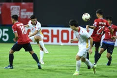 Đội tuyển Việt Nam thắng Lào với tỷ số 2-0 ở trận mở màn AFF Cup 2020. (Ảnh: Getty Images) 