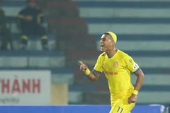 Ngoại binh ghi bàn nhiều hơn cầu thủ nội ở vòng 1 V-League 2021. (Ảnh: Hiển Nguyễn/Vietnam+)