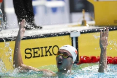Nguyễn Huy Hoàng lỡ hẹn huy chương Olympic Toktyo 2020 ở nội dung 800m bơi tự do. (Ảnh: Đức Đồng/Vnexpress) 