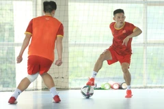 Đội tuyển futsal Việt Nam đặt mục tiêu vào vòng 1/8 tại FIFA Futsal World Cup 2021. (Ảnh: VFF) 