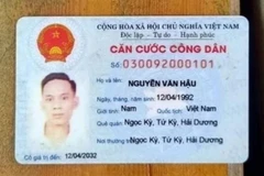 Nguyễn Văn Hậu - người trốn khỏi khu cách ly y tế tập trung ở Campuchia, nhập cảng trái phép về Việt Nam qua địa bàn huyện An Phú, tỉnh An Giang. (Ảnh: TTXVN phát)