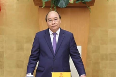 Thủ tướng Nguyễn Xuân Phúc phát biểu. (Ảnh: Thống Nhất/TTXVN)