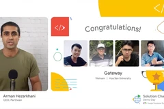 Nhóm Gateway xuất sắc vượt qua hơn 835 dự án và trở thành đại diện Việt Nam đầu tiên lọt top 3 thắng cuộc tại cuộc thi Solution Challenge toàn cầu.