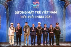 Những Gương mặt trẻ Việt Nam tiêu biểu 2021. (Ảnh: PV/Vietnam+)
