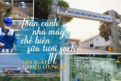 Toàn cảnh nhà máy chế biến sữa tươi TH sản xuất 1 triệu lít mỗi ngày