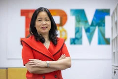 Bà Phạm Thị Thu Diệp là 'nữ tướng' đầu tiên của IBM tại Việt Nam. (Ảnh: Minh Sơn/Vietnam+)