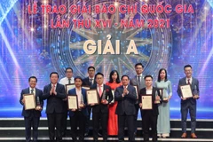 Năm nay là năm thứ 16 Giải báo chí quốc gia được tổ chức. (Ảnh: PV/Vietnam+)