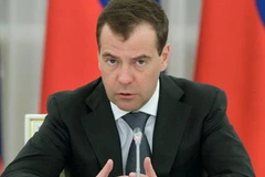Tổng thống Nga Dmitry Medvedev. (Ảnh: RIA Novosti)
