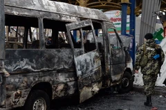 Hơn 40 người thương vong trong cuộc giao tranh ở Đông Ukraine