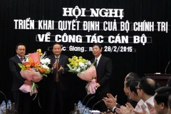 Trao quyết định của Bộ Chính trị về nhân sự tỉnh Bắc Giang