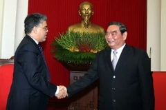 Thường trực Ban Bí thư Lê Hồng Anh tiếp Phó Tổng thống Venezuela