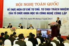 Thực hiện cơ chế tự chủ của tổ chức khoa học và công nghệ công lập