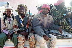 Một toán cướp biển Somalia. (Nguồn: Internet)