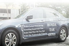 Chiếc Honda Accord với những lời than phiền. (Nguồn: Internet)
