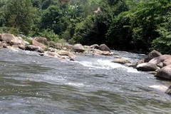 Suối Chăn, nơi xảy ra vụ tai nạn thương tâm. (Nguồn: Internet)