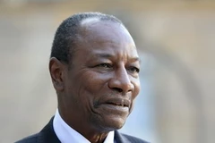 Tổng thống Guinea Alpha Conde. (Nguồn: AFP/TTXVN)
