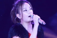 Triệu Vy biểu diễn tại tỉnh An Huy. (Nguồn: Internet)