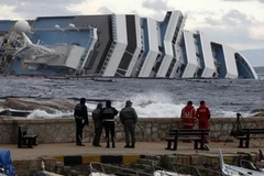 Tàu Costa Concordia bị đắm tại đảo Giglio. (Nguồn: Reuters)