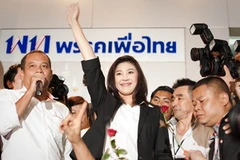Lãnh đạo đảng Puea Thai, bà Yingluck Shinawatra. (Nguồn: AFP/TTXVN)