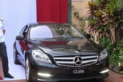 Mẫu coupe CL500 phiên bản 2011 ra mắt tại Việt Nam. (Ảnh: Văn Xuyên/Vietnam+)