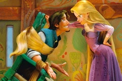 Nàng công chúa có mái tóc siêu dài trong phim Tangled đã soán ngôi của phù thủy Harry Potter. (Nguồn: Internet)