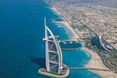 Khách sạn Burj al Arab ở Dubai thuộc Các tiểu Vương quốc Arập Thống nhất. (Nguồn: Internet)