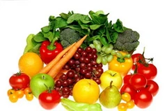 Magiê có nhiều trong rau, củ, quả. (Nguồn: Internet)