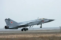 Máy bay tiêm kích đánh chặn siêu âm MiG-31. (Ảnh: RIA Novosti)