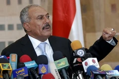 Tổng thống Saleh tuyên bố chỉ có thất bại trong bầu cử mới buộc ông phải từ chức. (Nguồn: AFP/TTXVN)