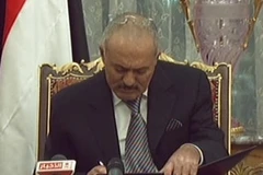 Tổng thống Yemen Ali Abdullah Saleh. (Nguồn: AFP/TTXVN) 