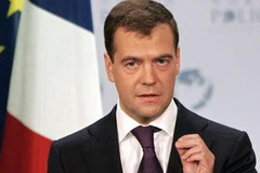 Tổng thống Dmitry Medvedev. (Nguồn: Internet)