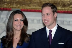 Hoàng tử William và vị hôn thê Kate Middleton. (Nguồn: Internet)