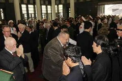 Bạn bè quốc tế tiễn biệt vị Tướng huyền thoại của dân tộc Việt Nam. (Nguồn: TTXVN)