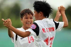 Niềm vui của các cầu thủ Việt Nam khi ghi bàn vào lưới Malaysia. (Ảnh: Quang Nhựt/TTXVN)