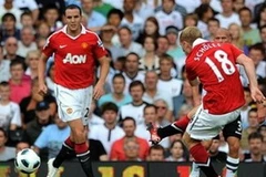 Scholes (18) lại ghi bàn, nhưng Manchester United không thể thắng. (Nguồn: Getty Images)