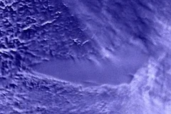 Hình ảnh hồ Vostok chụp từ vệ tinh. (Nguồn: Internet)