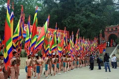 Lễ hội đền Hùng. (Ảnh: Nhật Anh/TTXVN)