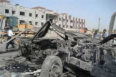 Hiện trường một vụ đánh bom tại Iraq. Ảnh minh họa. (Nguồn: Internet)