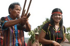 Lễ hội cồng chiêng dân tộc Ba Na. (Nguồn: Internet) 