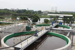 Hệ thống xử lý nước thải khu vực xử lý số 2 của Công ty Vedan Việt Nam. (Ảnh: Tràng Dương/TTXVN)
