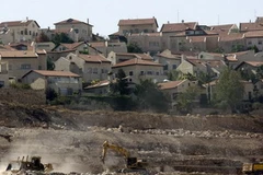 Một dự án nhà định cư mới tại khu vực Đông Jerusalem. (Nguồn: AFP/TTXVN)