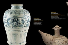 Một số hiện vật được trưng bày trong chuyên đề "Văn minh sông Hồng kết tinh và tỏa sáng."