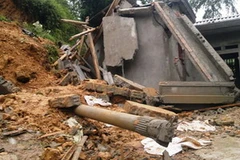 Hiện trường vụ sạt lở. (Nguồn: anninhthudo.vn)