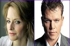 Cặp đôi diễn viên chính Jodie Foster và Matt Damon của bộ phim "Elysium". (Nguồn: Internet)