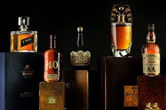 Một số sản phẩm rượu whisky nổi tiếng của Anh. (Nguồn: Internet)