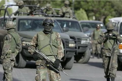 Quân đội Mexico triển khai chống ma túy. (Nguồn: Reuters)