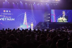 Chủ tịch nước Tô Lâm phát biểu tại Lễ trao Giải Báo chí Quốc gia lần thứ XVIII năm 2023. (Ảnh: Nhan Sáng/TTXVN)