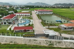 Nhà máy nước sạch Quy Nhơn có công suất 30.000 m3/ngày.đêm ở giai đoạn 1. (Ảnh: Sỹ Thắng/TTXVN)