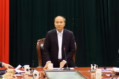 Nguyên Chủ tịch UBND tỉnh Vĩnh Phúc Nguyễn Văn Trì. (Ảnh: Hoàng Hùng/TTXVN)